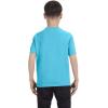 imageComfort Colors  Youth Garment Dyed Ringspun TShirt  9018Lagoon Blue