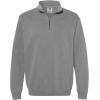 imageComfort Colors Mens 14 Zip Sweatshirt Style G1580Steel Grey