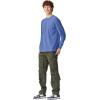 imageComfort Colors Mens Adult Long Sleeve Tee Style 6014Flo Blue