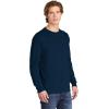 imageComfort Colors Mens Adult Long Sleeve Tee Style 6014Xlarge true Navy