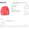 imageComfort Colors Mens Adult Long Sleeve Tee Style 6014Xlarge true Navy