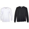 imageComfort Colors Adult Long Sleeve Tee Style 6014BlackWhite