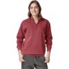 imageComfort Colors Mens 14 Zip Sweatshirt Style G1580Crimson