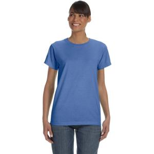 imageChouinard 3333 Ladies RingSpun Cotton TeeFlo Blue