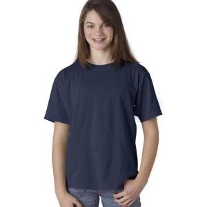imageChouinard 9018 Youth GarmentDyed RingSpun Cotton Tee China Blue Medium