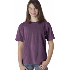 imageComfort Colors  Youth Garment Dyed Ringspun TShirt  9018Black Raspberry DirDye