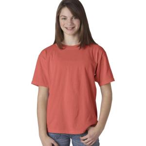 imageComfort Colors  Youth Garment Dyed Ringspun TShirt  9018Bright Salmon