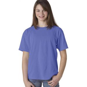imageComfort Colors  Youth Garment Dyed Ringspun TShirt  9018Flo Blue PgmDye