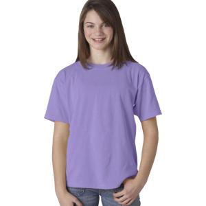 imageComfort Colors  Youth Garment Dyed Ringspun TShirt  9018Violet Pgmdye