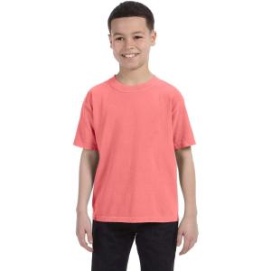 imageComfort Colors  Youth Garment Dyed Ringspun TShirt  9018Watermelon