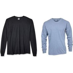 imageComfort Colors Adult Long Sleeve Tee Style 6014BlackBlue Jean