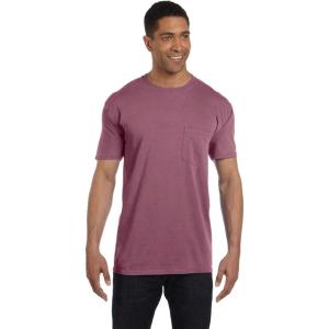 imageComfort Colors Adult Short Sleeve Pocket Tee Style 6030Berry