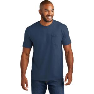 imageComfort Colors Adult Short Sleeve Pocket Tee Style 6030China Blue