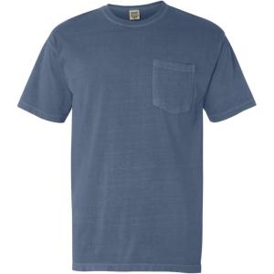 imageComfort Colors Adult Short Sleeve Pocket Tee Style 6030Medium blue Jean