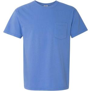 imageComfort Colors Adult Short Sleeve Pocket Tee Style 6030Mystic Blue