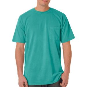 imageComfort Colors Adult Short Sleeve Pocket Tee Style 6030Seafoam Blue
