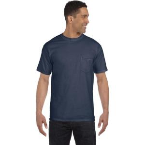 imageComfort Colors Adult Short Sleeve Pocket Tee Style 6030Small denim