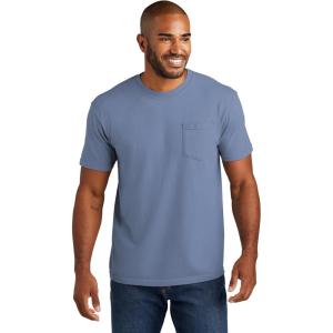 imageComfort Colors Adult Short Sleeve Pocket Tee Style 6030Washed Denim Dirdye