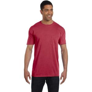 imageComfort Colors Adult Short Sleeve Pocket Tee Style 6030Xxlarge chili