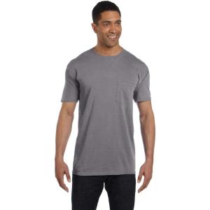 imageComfort Colors Adult Short Sleeve Pocket Tee Style 6030Xxxlarge granite