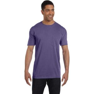 imageComfort Colors Adult Short Sleeve Pocket Tee Style 6030Xxxlarge grape