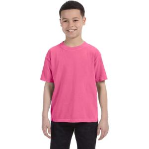 imageComfort Colors Chouinard Big Boys Set in Sleeves Double Needle TShirtPink