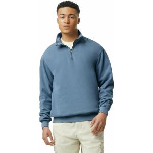 imageComfort Colors Mens 14 Zip Sweatshirt Style G1580Blue Jean