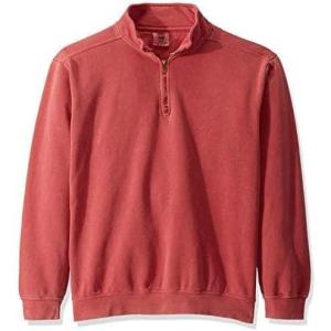 imageComfort Colors Mens 14 Zip Sweatshirt Style G1580Brick