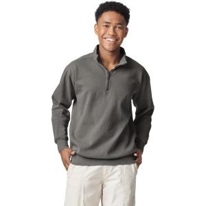 imageComfort Colors Mens 14 Zip Sweatshirt Style G1580Grey