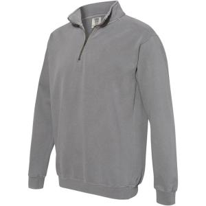 imageComfort Colors Mens 14 Zip Sweatshirt Style G1580Steel Grey