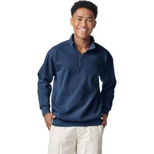 imageComfort Colors Mens 14 Zip Sweatshirt Style G1580True Navy