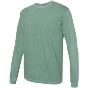 imageComfort Colors Mens Adult Long Sleeve Tee Style 6014Light Green