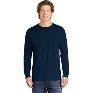 imageComfort Colors Mens Adult Long Sleeve Tee Style 6014Xlarge true Navy