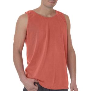imageComfort Colors Mens Adult Tank Top Style 9360Bright Salmon