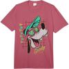 imageDisney  Goofy Graphic Comfort Colors Adult Heavyweight TshirtRaspberry Red