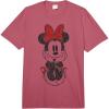 imageDisney Mickey And Friends Minnie Mouse Sitting Comfort Colors Adult Heavyweight TshirtRaspberry Red