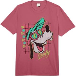 imageDisney  Goofy Graphic Comfort Colors Adult Heavyweight TshirtRaspberry Red