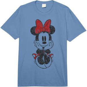 imageDisney Mickey And Friends Minnie Mouse Sitting Comfort Colors Adult Heavyweight TshirtDeep Blue