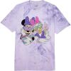 imageDisney  Minnie Mouse and Daisy Comfort Colors Adult Heavyweight TshirtPurple Tie Dye