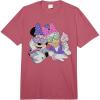 imageDisney  Minnie Mouse and Daisy Comfort Colors Adult Heavyweight TshirtRaspberry Red