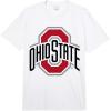 imageOhio State Buckeyes Womens Icon Logo White Comfort Colors Adult Heavyweight TshirtWhite