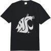 imageWashington State Cougars Icon Officially Licensed Comfort Colors Adult Heavyweight TshirtBlack