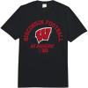 imageWisconsin Badgers Big 10 Football Officially Licensed Comfort Colors Adult Heavyweight TshirtBlack