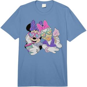 imageDisney  Minnie Mouse and Daisy Comfort Colors Adult Heavyweight TshirtDeep Blue