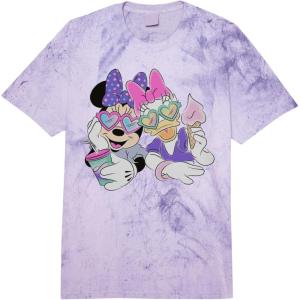 imageDisney  Minnie Mouse and Daisy Comfort Colors Adult Heavyweight TshirtPurple Tie Dye