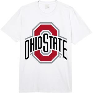 imageOhio State Buckeyes Womens Icon Logo White Comfort Colors Adult Heavyweight TshirtWhite