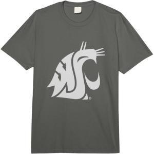 imageWashington State Cougars Icon Officially Licensed Comfort Colors Adult Heavyweight TshirtDark Grey