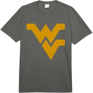 imageWest Virginia Mountaineers Icon Officially Licensed Comfort Colors Adult Heavyweight TshirtDark Grey