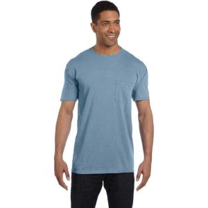 imageComfort Colors Adult Short Sleeve Pocket Tee Style 6030Blue