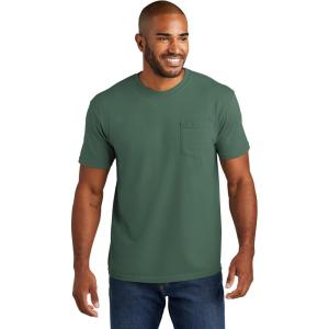 imageComfort Colors Adult Short Sleeve Pocket Tee Style 6030Light Green